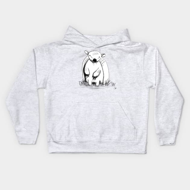 Armadillo Kids Hoodie by hollydoesart